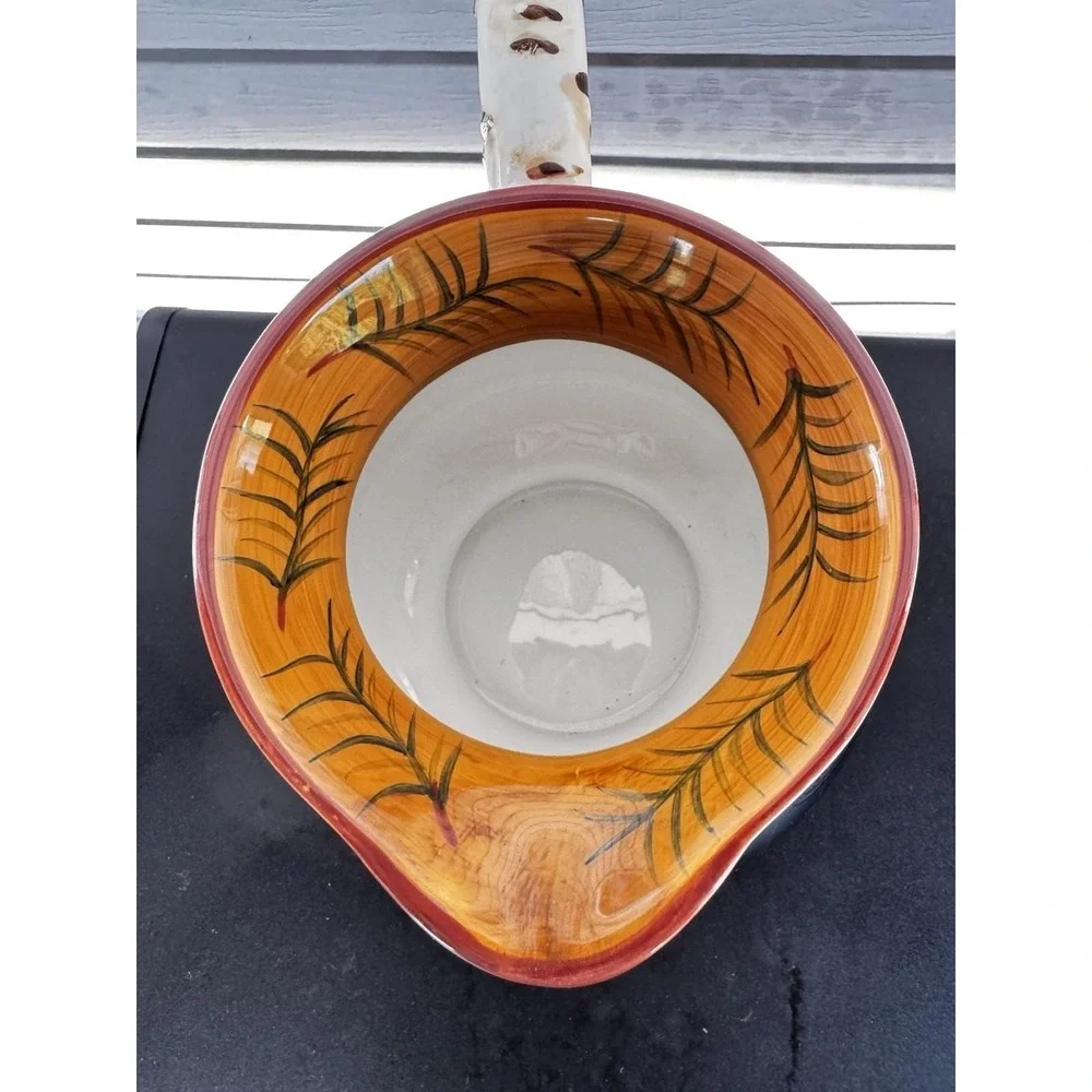 Zrike Outpost Large 64 oz Pitcher Deer Cabin Lodge Adirondack EXCELLENT!! Rustic